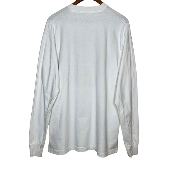 Vintage Lisa Coufal 1990 Tee Shirt Glitter Puffy Paint Jewel Pumpkin USA Flag XL - Picture 7 of 8